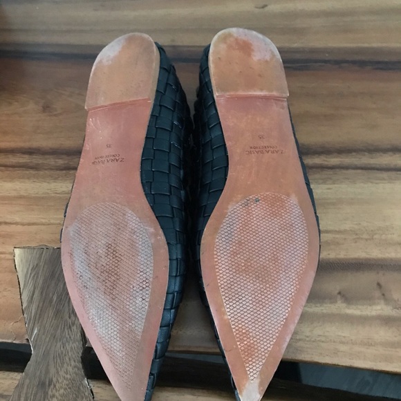 Zara braided leather flats - Picture 5 of 5